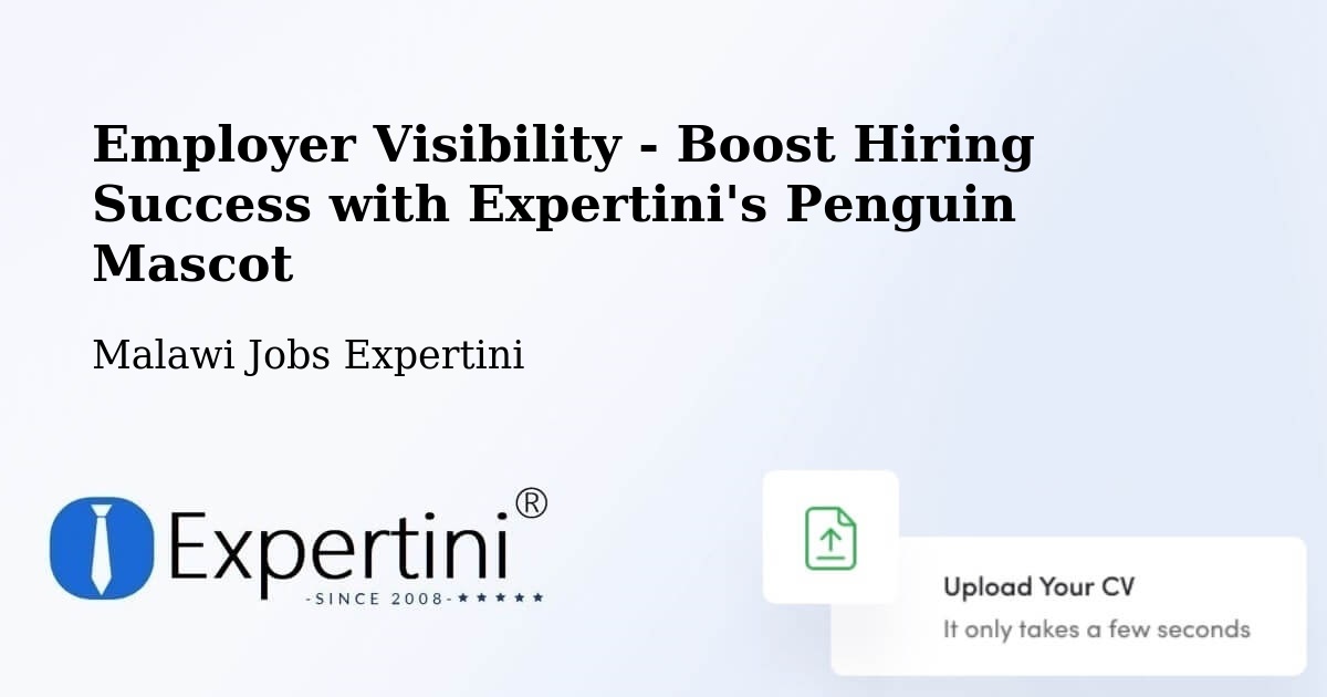 CV and Resume Visibility Optimization – Blantyre - Malawi Jobs Expertini